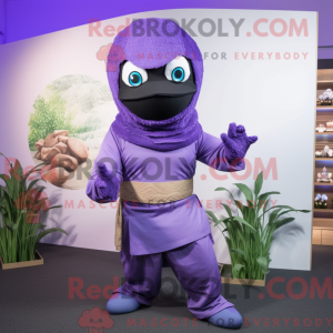 Lavendel Ninja maskot...