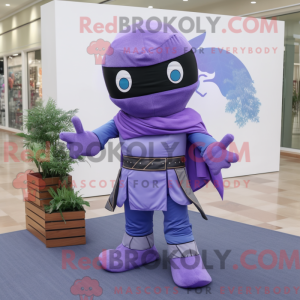 Lavendel Ninja maskot...