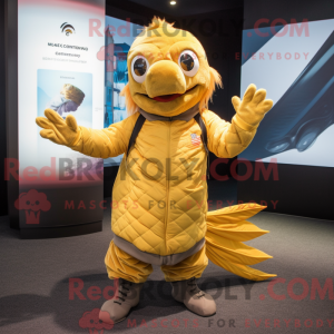 Gull Betta Fish maskot...