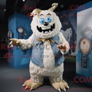 Crème Demon-mascottekostuum...