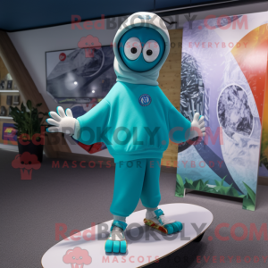 Figura de máscara de skate...
