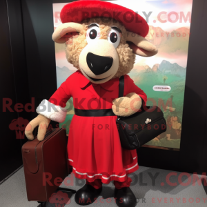 Red Suffolk Sheep...