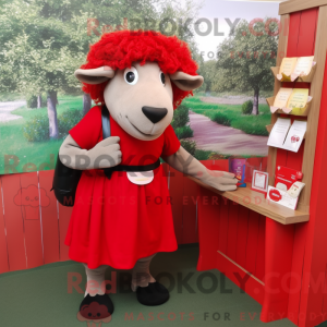 Red Suffolk Sheep...