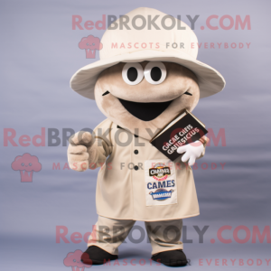 Personaggio mascotte beige...