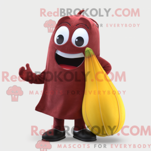 Maroon Baa maskot kostyme...