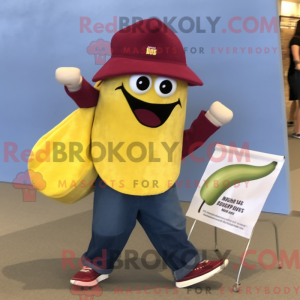 Maroon Baa Maskot Kostyme...