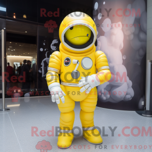 Citrongul Astronaut maskot...