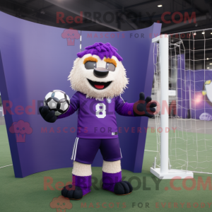 Purple Soccer Goal...