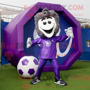 Postava maskota Purple...