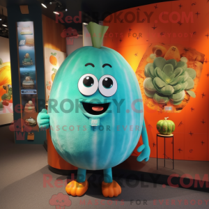 Turkis melon-maskotkostyme...