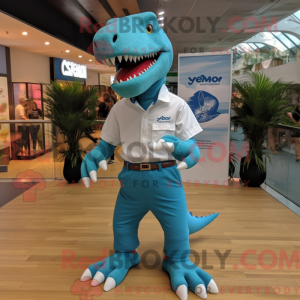 Disfraz de mascota Cyan...