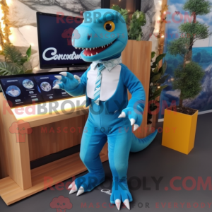 Disfraz de mascota Cyan...
