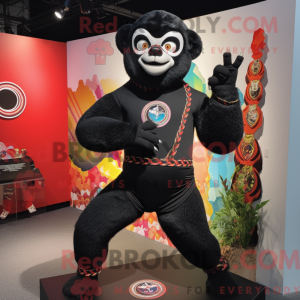 Black Contortionist mascot...