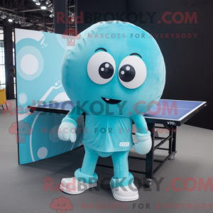 Cyaan Ping Pong Table...