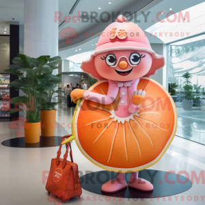 Grapefruit-Maskottchen-Kost...