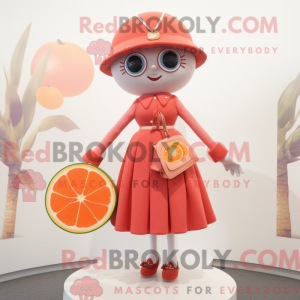 Grapefruit mascottekostuum...