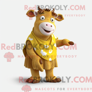 Gold Jersey Cow...