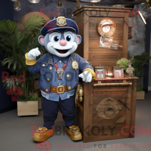 Navy Treasure Chest mascot...