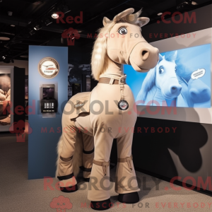 Costume mascotte de cheval...