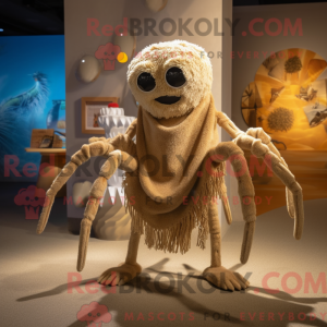 Tan Spider Maskottchen...
