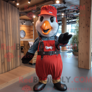 Rode specht mascottekostuum...