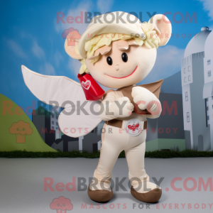 Creme Amor maskot kostume...