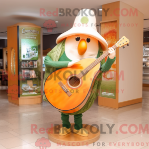 Peach Celtic Harp maskot...