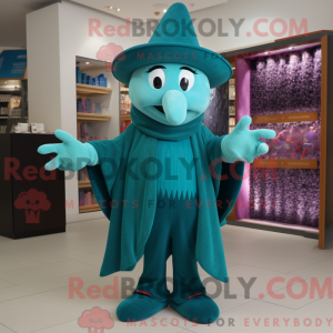 Teal Magician Maskottchen...