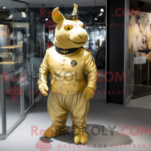 Gouden neushoorn...