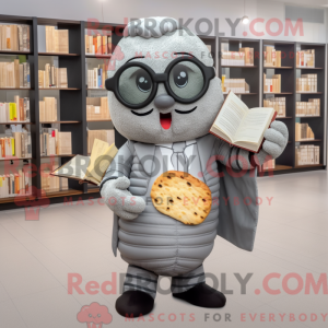 Grå Croissant maskot...