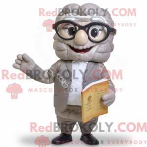 Gray Croissant mascot...