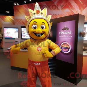 Costume de mascotte Tikka...