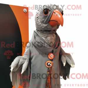 Gray Guinea Fowl mascot...