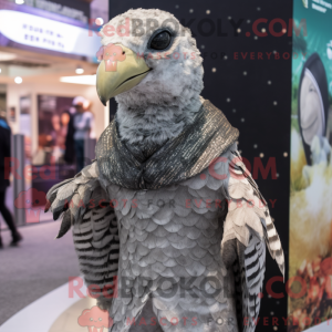 Gray Guinea Fowl mascot...