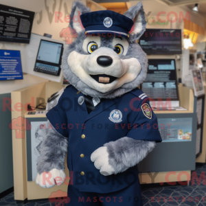 Navy Say Wolf maskot...