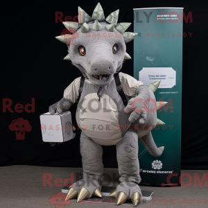 Grå Stegosaurus...