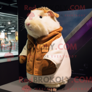 Cream Guinea Pig mascot...