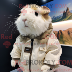 Cream Guinea Pig mascot...