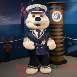 Navy Champagne Maskottchen...