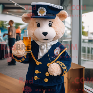 Navy Champagne Maskottchen...