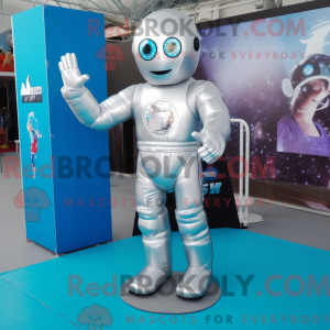 Silver Astronaut mascot...