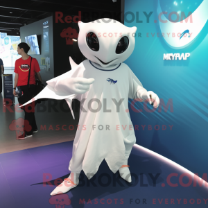 Personaggio mascotte bianco...