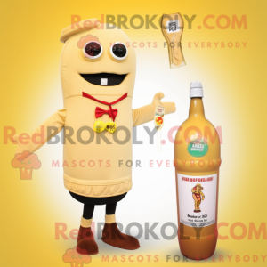 Beige Bottle Of Mustard...