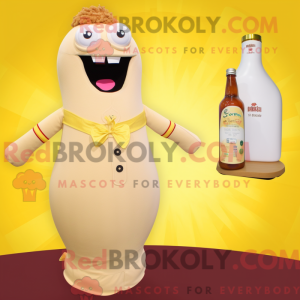 Beige Bottle Of Mustard...