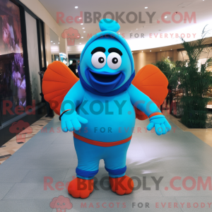 Postava maskota Sky Blue...