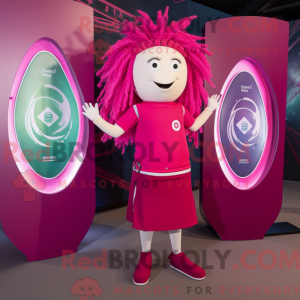Magenta Celtic Shield...