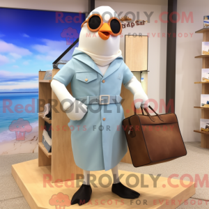 Cream Gull maskotdraktfigur...