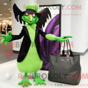 Lime Green Harpy mascotte...