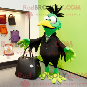 Lime Green Harpy maskot...