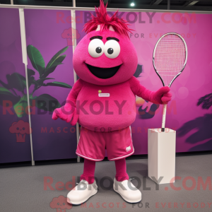 Magenta Tennis Racket...